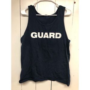 Lifeguard tank top.